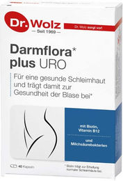 Dr. Wolz Darmflora plus Uro Kapseln vegan für Frauen 40 Stück – Bild 1 von 3