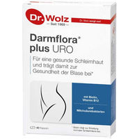 Produktbild von Dr. Wolz Darmflora plus Uro Kapseln vegan für Frauen 40 Stück