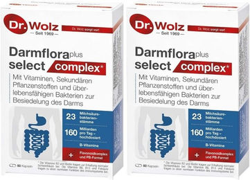 Dr. Wolz Darmflora select complex Kapseln vegan glutenfrei laktosefrei 160 Stück – Bild 1 von 1