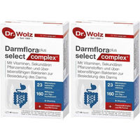 Produktbild von Dr. Wolz Darmflora select complex Kapseln vegan glutenfrei laktosefrei 160 Stück