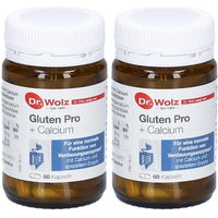 Produktbild von Dr. Wolz Gluten Pro + Calcium mit Algenkalk Sango Kapseln für Erwachsene 120 Stück