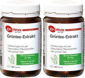 Dr. Wolz Grüntee-Extrakt vegan Kapseln 240 Stück – Bild 1 von 1