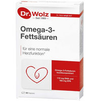 Produktbild von Dr. Wolz Omega-3-Fettsäuren hochrein Kapseln 60 Stück