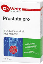 Dr. Wolz Prostata Pro Kapseln mit Lycopin und Selen für Männer und Senioren 40 Stück – Bild 1 von 2