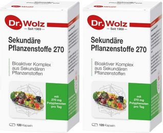 Dr. Wolz Sekundäre Pflanzenstoffe 270 Vegan Kapseln 120 Stück – Bild 1 von 1