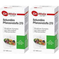 Produktbild von Dr. Wolz Sekundäre Pflanzenstoffe 270 Vegan Kapseln 120 Stück