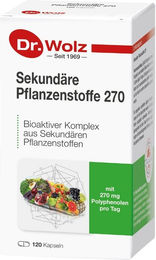 Dr. Wolz Sekundäre Pflanzenstoffe Kapseln vegan glutenfrei laktosefrei ohne Gelatine – Bild 1 von 3