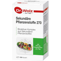 Produktbild von Dr. Wolz Sekundäre Pflanzenstoffe Kapseln vegan glutenfrei laktosefrei ohne Gelatine
