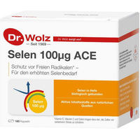 Produktbild von Dr. Wolz Selen ACE 100 µg Kapseln mit Selenhefe glutenfrei und laktosefrei 180 Stück