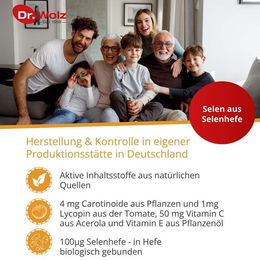 Dr. Wolz Selen ACE mit Selenhefe 100 µg Kapseln 180 Stück glutenfrei und laktosefrei – Bild 1 von 1