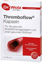 Dr. Wolz Thromboflow Kapseln glutenfrei laktosefrei ohne Zusatzstoffe 20 Stück – Bild 1 von 3