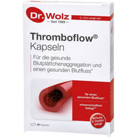 Produktbild von Dr. Wolz Thromboflow Kapseln glutenfrei laktosefrei ohne Zusatzstoffe 20 Stück