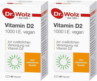 Dr. Wolz Vitamin D2 1000 Kapseln vegan – Bild 1 von 1