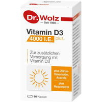 Produktbild von Dr. Wolz Vitamin D3 4000 I.E. Plus Kapseln 60 Stück