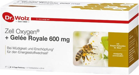 Dr. Wolz Zell Oxygen+Gelee Royale 600 mg Trinkampullen 280 ml – Bild 1 von 3