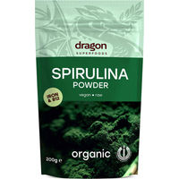 Produktbild von Dragon Superfoods Spirulina Pulver Bio vegan glutenfrei 200 g