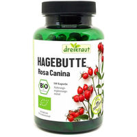 Produktbild von dreikraut Bio Hagebutte Kapseln 96 Stück