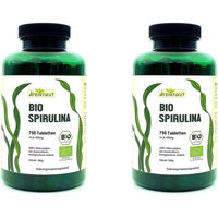 Produktbild von dreikraut Bio Spirulina Tabletten glutenfrei laktosefrei ohne Zusatzstoffe