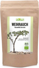 dreikraut® Bio Weihrauchextrakt Pulver Boswellia ohne Zusatzstoffe 500g – Bild 1 von 2