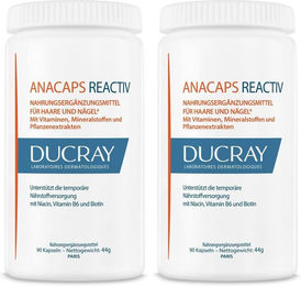 DUCRAY ANACAPS REACTIV Kapseln mit Zink, Biotin und Selen, vegan, 180 Stück – Bild 1 von 1