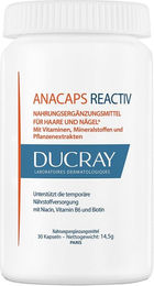 DUCRAY Anacaps Reactiv Kapseln mit Zink, Biotin und Selen, vegan und glutenfrei, 30 Stück – Bild 1 von 1