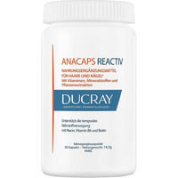 Produktbild von DUCRAY Anacaps Reactiv Kapseln mit Zink, Biotin und Selen, vegan und glutenfrei, 30 Stück