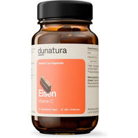 Produktbild von dunatura Eisen Bisglycinat und Vitamin C Kapseln vegan ohne Zusatzstoffe