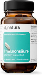 Dunatura Hyaluronsäure Kapseln 400 mg 56 Stück vegan ohne Zusatzstoffe – Bild 1 von 2