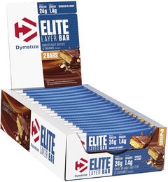 DYMATIZE Elite Layer Proteinriegel Peanut Butter & Caramel – Bild 1 von 2