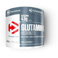 Produktbild von Dymatize Glutamine Micronized L-Glutamin Pulver vegan glutenfrei laktosefrei