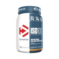 Produktbild von Dymatize ISO 100 Molkenprotein-Isolat Pulver Schokolade-Haselnuss 932g zuckerfrei fettfrei glutenfrei