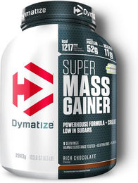 DYMATIZE Super Mass Weight Gainer Pulver Schokolade 1000 g – Bild 1 von 3