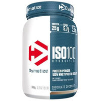 Produktbild von Dymatize Whey Iso 100 Hydrolysat Protein Pulver laktosefrei 900 g