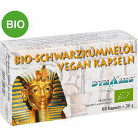 Produktbild von Dynamis Ägyptisches Schwarzkümmelöl Bio vegan Kapseln 60 Stück