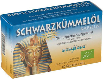 DYNAMIS Bio Schwarzkümmelöl Kapseln 60 Stück – Bild 1 von 2