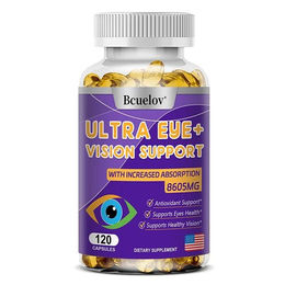 Eagle Eye Ultra Eye+ Vision Support Nahrungsergänzungsmittel mit Lutein und Zeaxanthin für Erwachsene, 120 Kapseln – Bild 1 von 3
