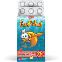 Produktbild von EasyFishoil Omega 3 hochdosiert mit Vitamin D Gummis für Kinder und Erwachsene