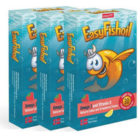 Produktbild von EasyFishoil Omega 3 und Vitamin D Gummis für Kinder und Erwachsene