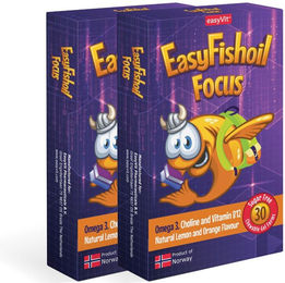 EasyFishoil Q Omega 3 Gummis mit Cholin für Kinder und Erwachsene – Bild 1 von 3