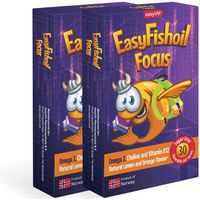 Produktbild von EasyFishoil Q Omega 3 Gummis mit Cholin für Kinder und Erwachsene