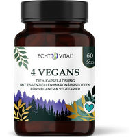 Produktbild von Echt Vital 4 Vegans Kapseln vegan ohne Zusatzstoffe 60 Stück