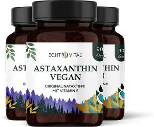 ECHT VITAL Astaxanthin vegan Kapseln 270 Stück – Bild 1 von 3