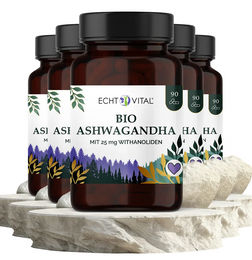 ECHT VITAL Bio Ashwagandha Kapseln vegan – Bild 1 von 1