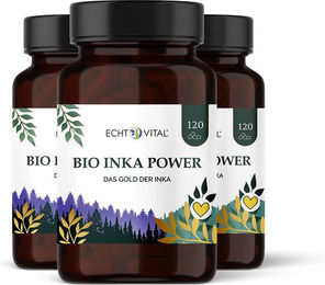 ECHT VITAL Bio Inka Power Kräuter-Komplex Kapseln ohne Zusatzstoffe – Bild 1 von 3