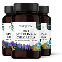 Produktbild von Echt Vital Bio Spirulina und Chlorella Superfood-Mischung Tabletten ohne Zusatzstoffe