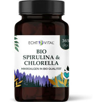 Produktbild von Echt Vital Bio Spirulina und Chlorella Superfood-Mischung Tabletten ohne Zusatzstoffe