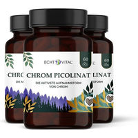 Produktbild von ECHT VITAL Chrom Picolinat Kapseln für Erwachsene 180 Stück
