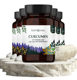 ECHT VITAL Curcumin mit Piperin Extrakt Bio Vegan Kapseln – Bild 1 von 1