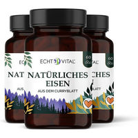 Produktbild von Echt Vital Eisen Kapseln 180 Stück für Kinder, Schwangere und Stillende