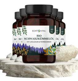ECHT VITAL GmbH Bio Schwarzkümmelöl Kapseln vegan – Bild 1 von 1